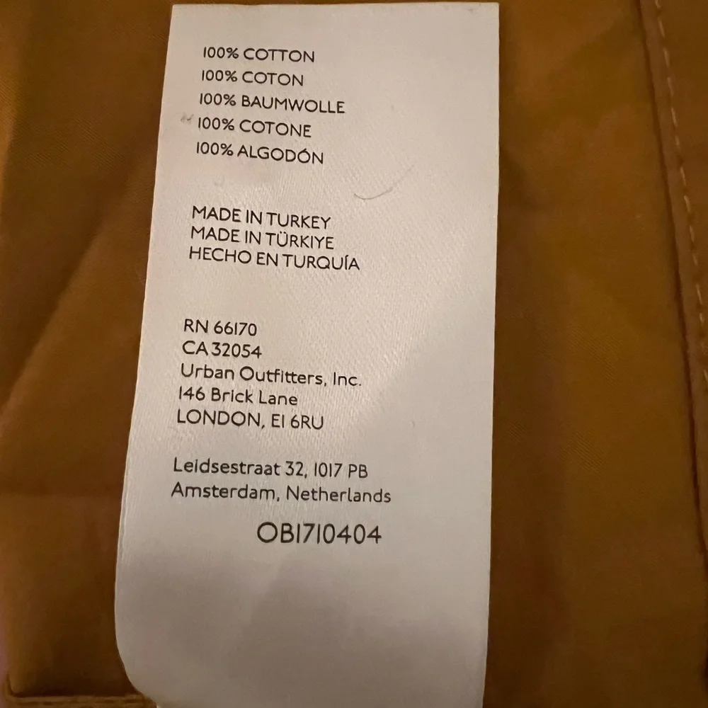 NEW Maeve Cinched Waist Cotton Maxi Shirt Dress Anthropologie Cedar, Medium, NWT - Picture 14 of 15